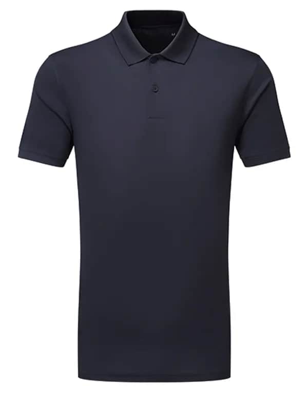 TriDri® Ion-Charge panelled polo - French Navy