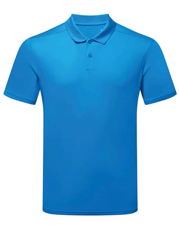 TriDri® Ion-Charge panelled polo - Sapphire