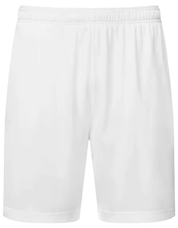 Unisex TriDri® Ion-Charge performance shorts - White