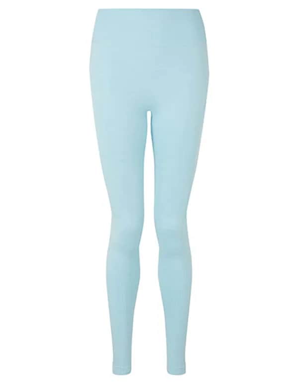 Women´s Recycled Seamless ´3D Fit´ Multi-Sport Flex Leggings - Sky Blue Melange