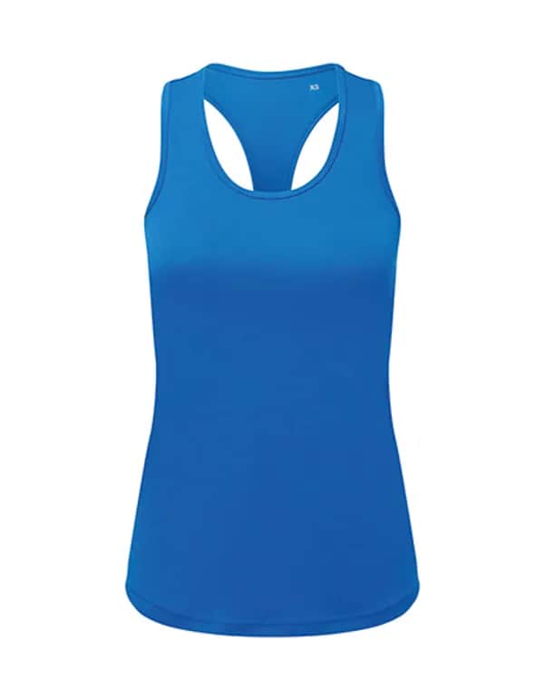 Women´s Recycled Performance Slim Racer Back Vest - Sapphire
