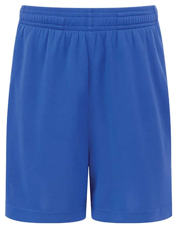 Kids TriDri® Ion-Charge performance shorts - Royal