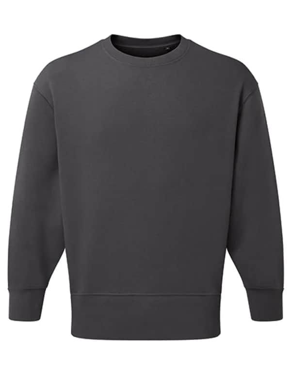 Unisex TriDri® oversized sweatshirt - Charcoal