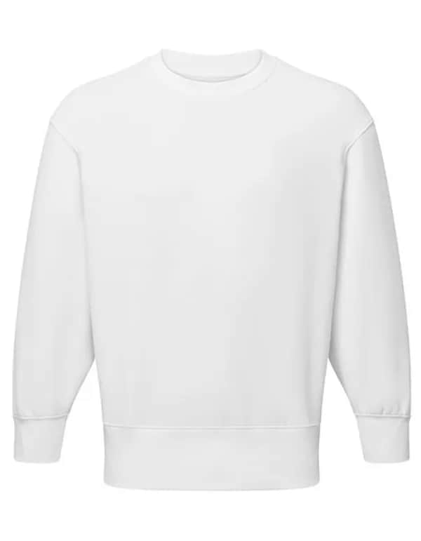 Unisex TriDri® oversized sweatshirt - White