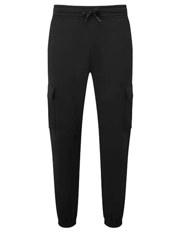 Unisex Cargo Recycled Joggers - Black