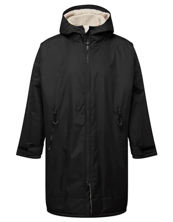 TriDri® All Seasons Waterproof Changing Robe - Black/Natural