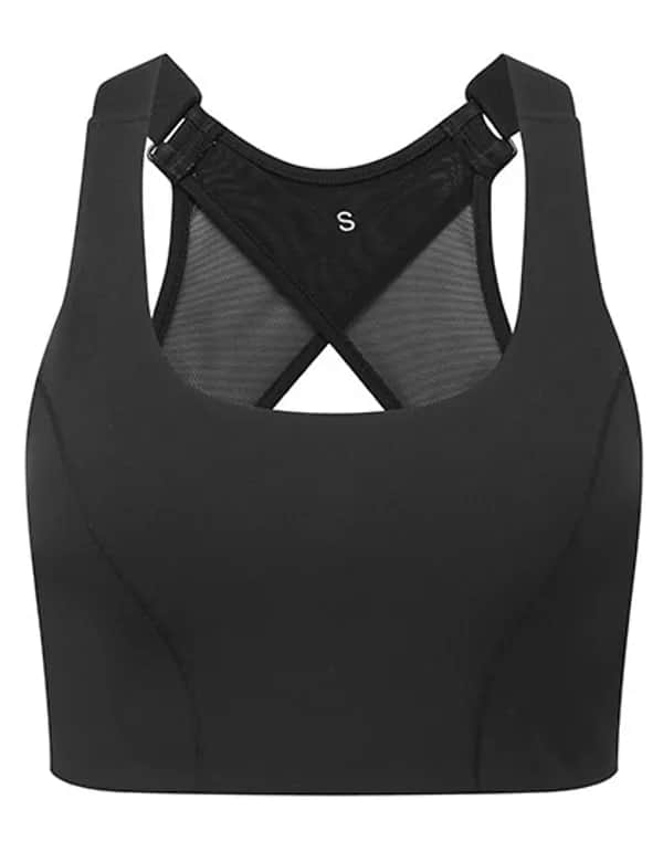 TriDri® Recycled High Impact Sports Bra - Black