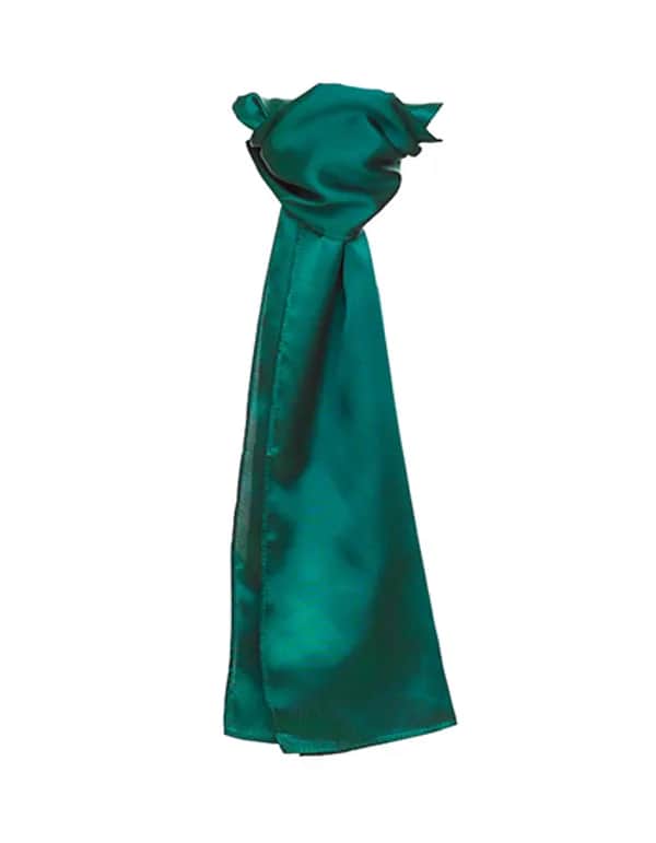 Satin Scarf - Bottle Green
