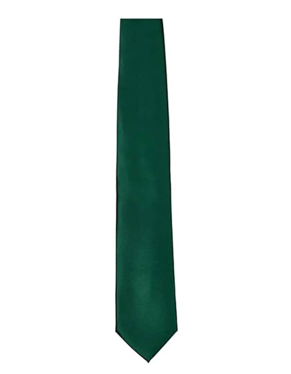 Satin Tie - Bottle Green