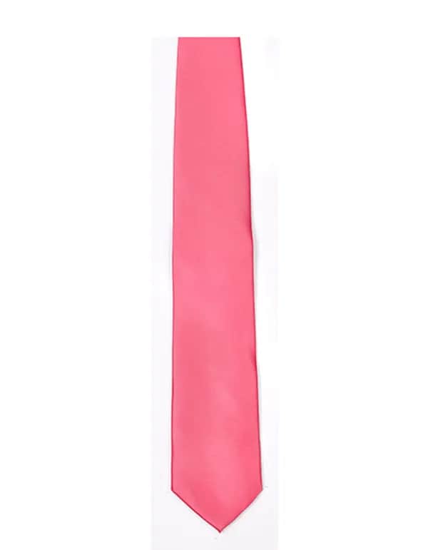 Satin Tie - Fuchsia