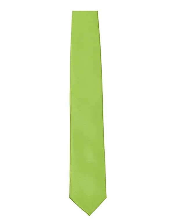 Satin Tie - Lime
