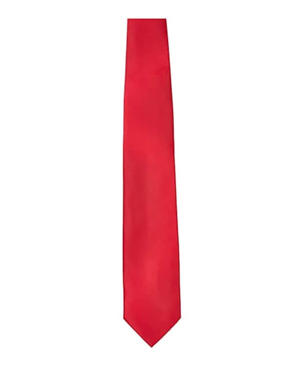 Satin Tie - Red