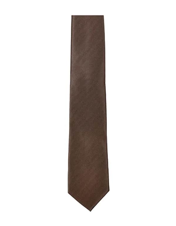 Twill Tie - Brown