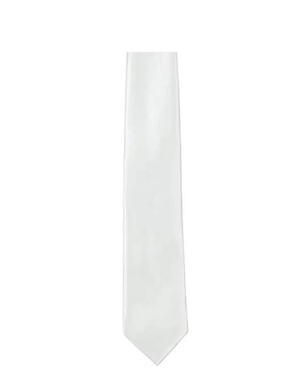 Twill Tie - White