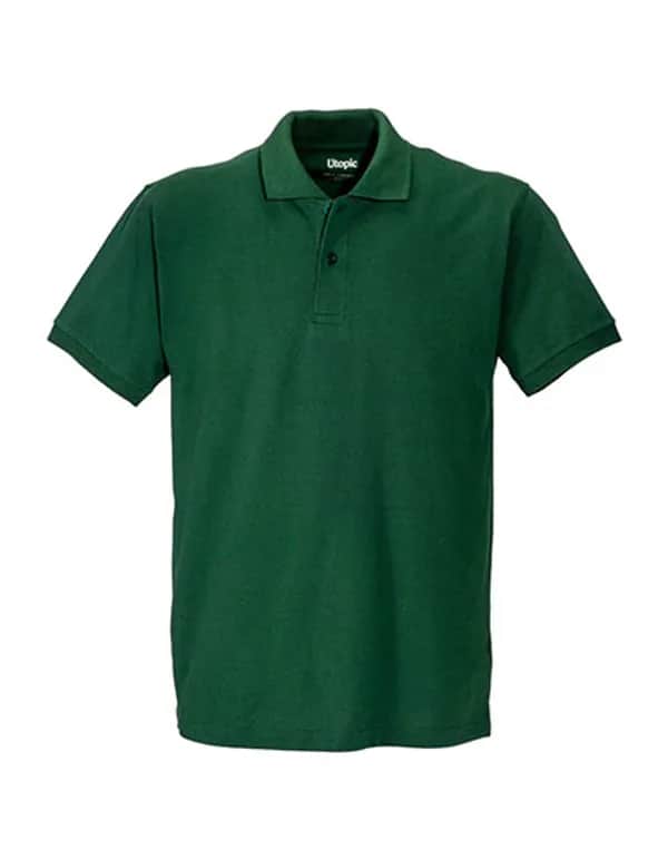 Unisex Short-Sleeved Polo Shirt - Dark Green
