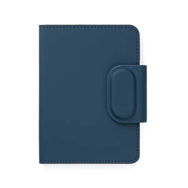 VINGA Baltimore RCS Passport Cover mit Dual-Finder - navy blau
