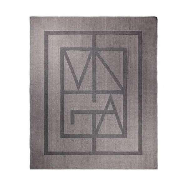 VINGA Monogram GRS Decke - grau