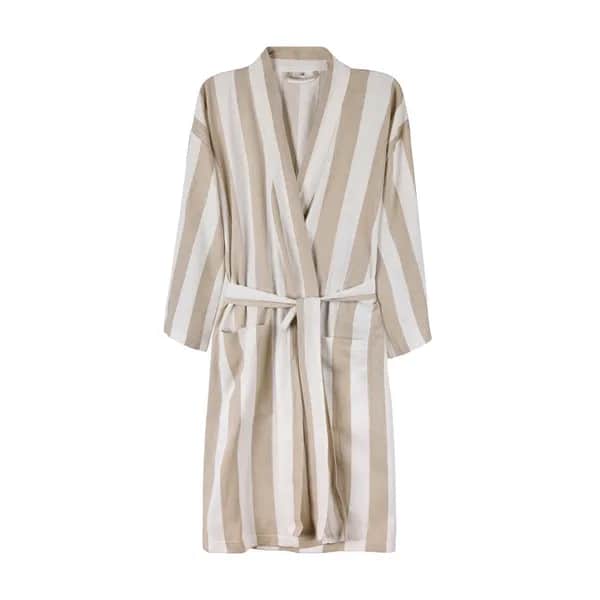 VINGA Ornos GRS Hamam-Bademantel L/XL - beige