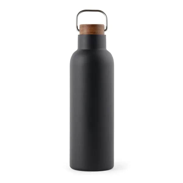 VINGA Ciro RCS recycelte Vakuumflasche 800ml - schwarz