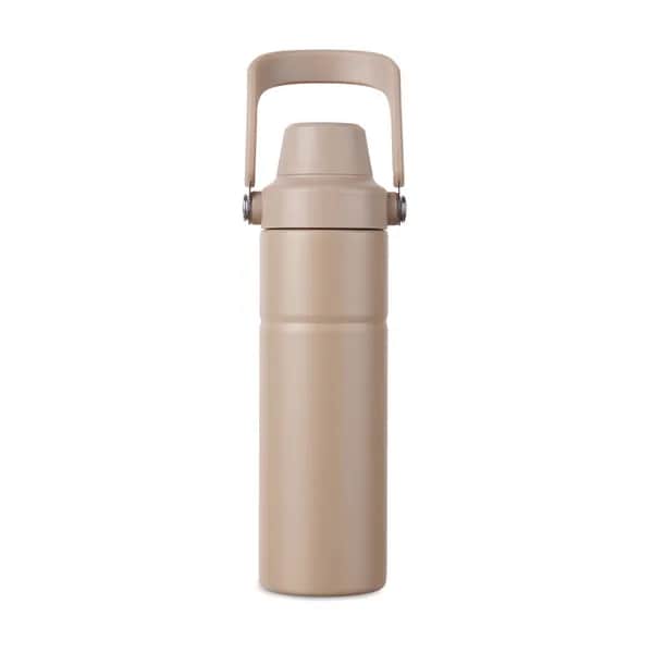 VINGA Baltimore Trek RCS recycelte SS Flasche 600ml - greige