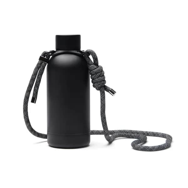 VINGA Parks Flasche aus RCS rec. Stainless-Steel, 400ml - schwarz