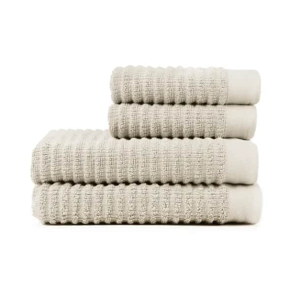 VINGA Landro 500gr/m² Handtuch, 4er Set - off white