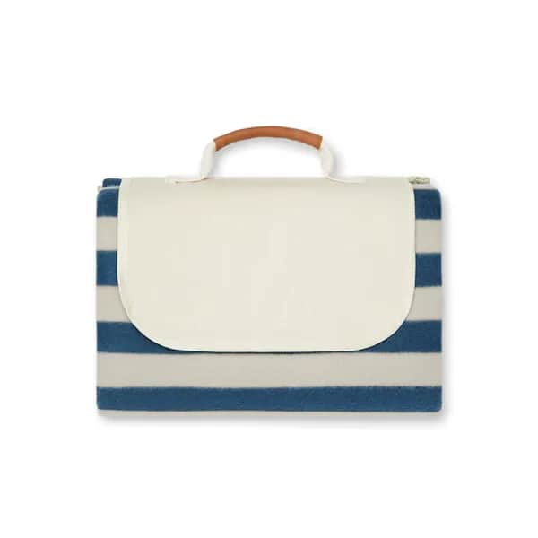 VINGA Alba GRS rPET Picknickdecke - navy blau