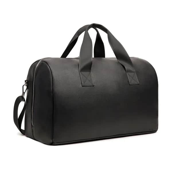VINGA Bermond Wochenendtasche aus RCS recyceltem PU - schwarz