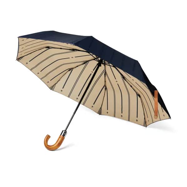 VINGA Bosler AWARE™ 21 faltbarer Schirm aus recyceltem PET - navy blau