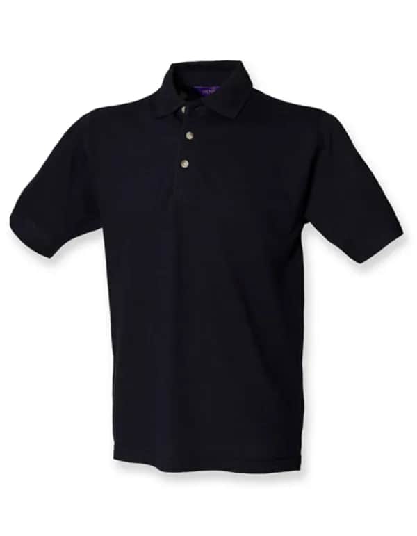 Classic Cotton Piqué Polo Shirt - Navy
