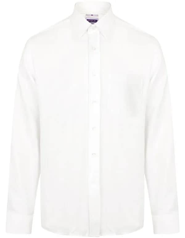 Men´s Wicking Long Sleeve Shirt - White