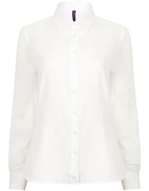 Ladies´ Wicking Long Sleeve Shirt - White