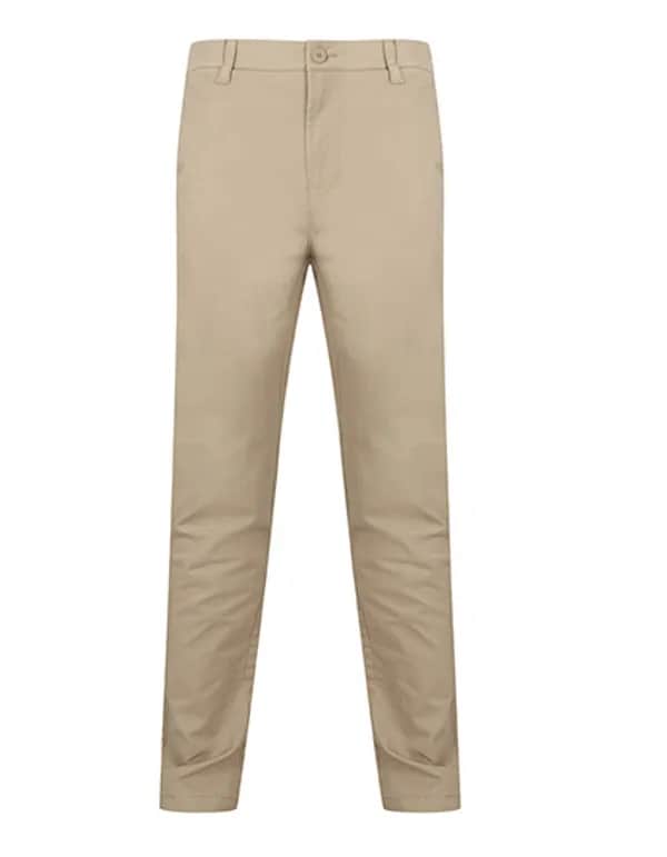 Men´s Stretch Chino with Flex Waistband - Stone