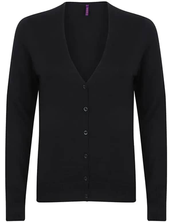 Ladies´ Lightweight V-Neck Short Cardigan - Navy