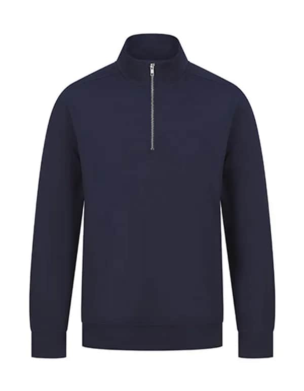 Unisex Sustainable 1/4 Zip Sweatshirt - Navy