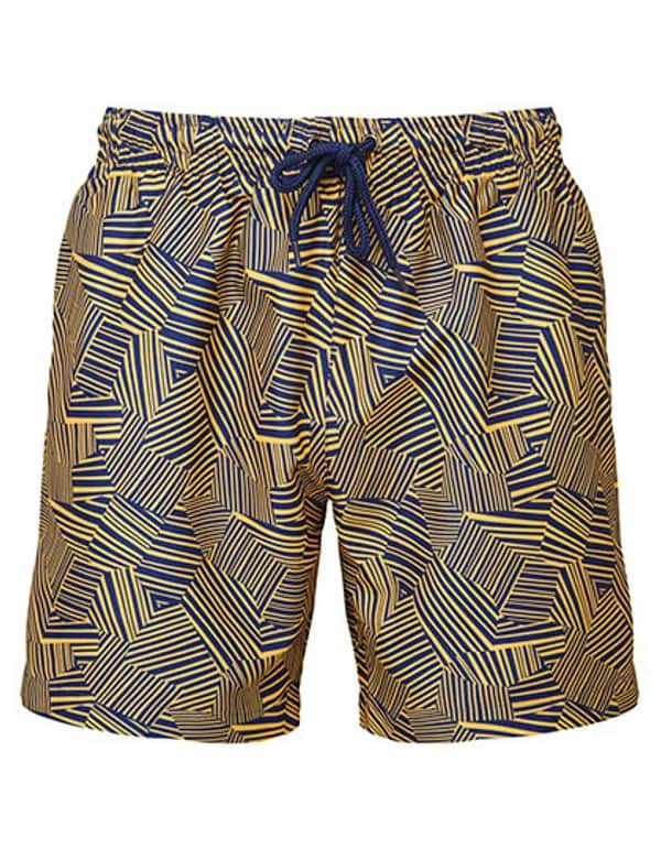 Men´s Swim Shorts - Navy-Mustard