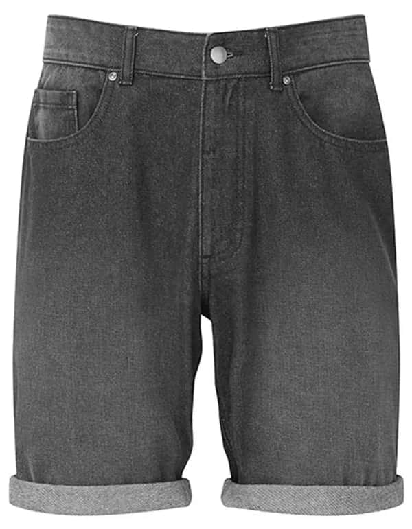 Men´s Denim Shorts - Black Denim