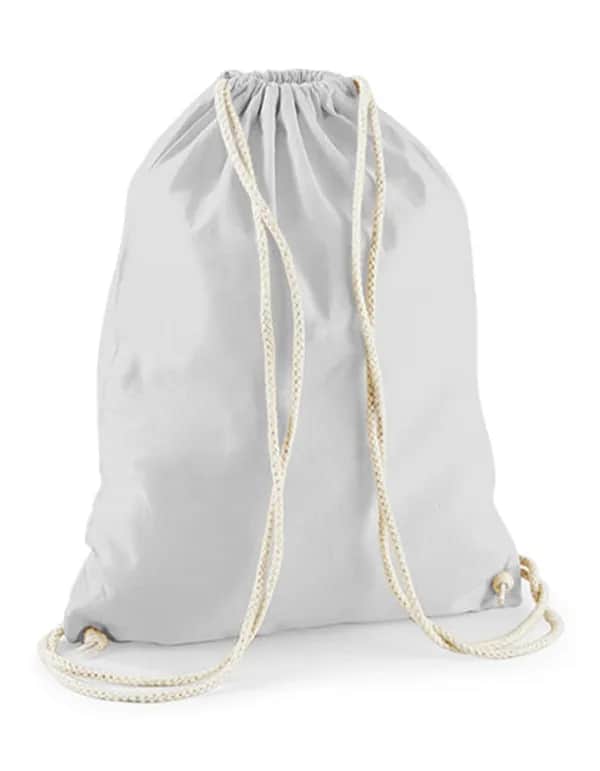 Cotton Gymsac - Light Grey