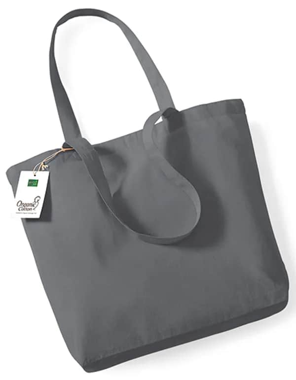 Organic Cotton Shopper - Graphite Grey