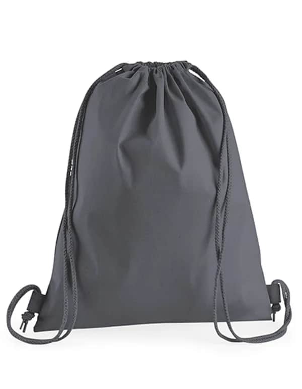 Premium Cotton Gymsac - Graphite Grey