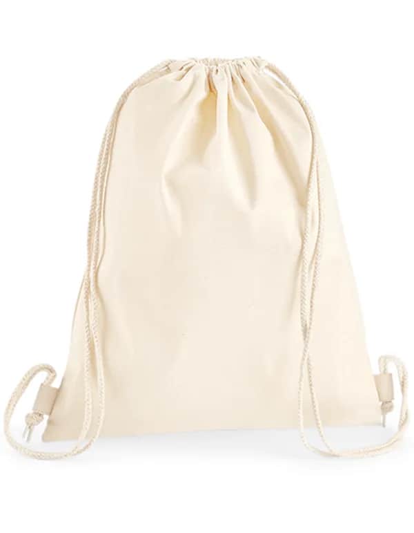 Premium Cotton Gymsac - Natural