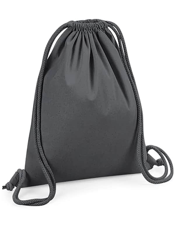 Organic Premium Cotton Gymsac - Graphite Grey