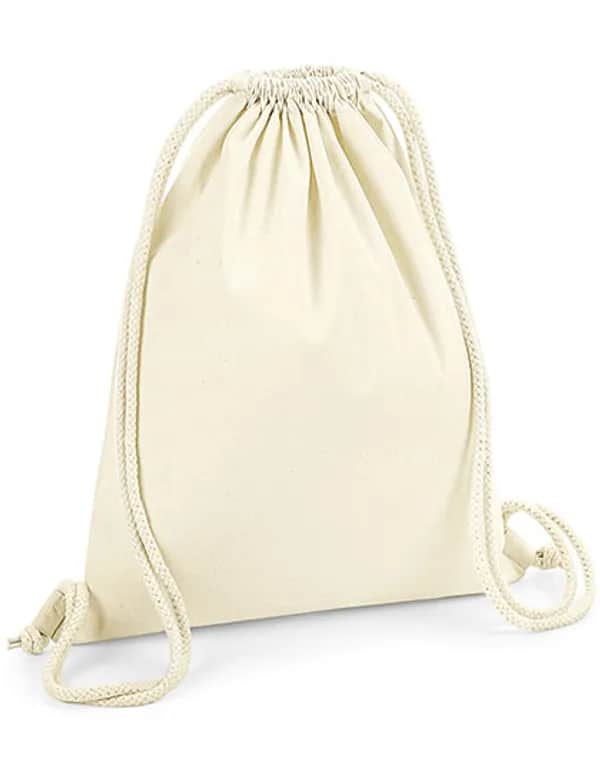 Organic Premium Cotton Gymsac - Natural