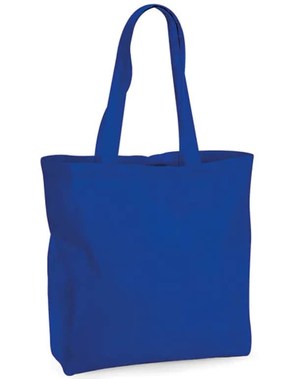 Organic Premium Cotton Maxi Bag - Bright Royal