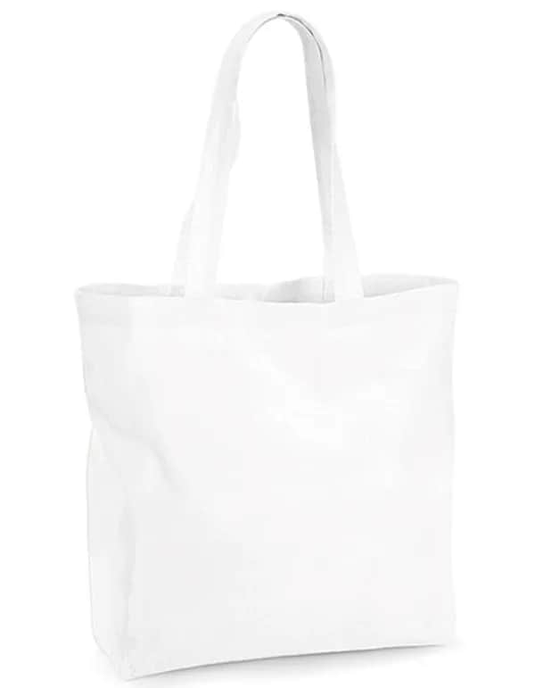 Organic Premium Cotton Maxi Bag - White