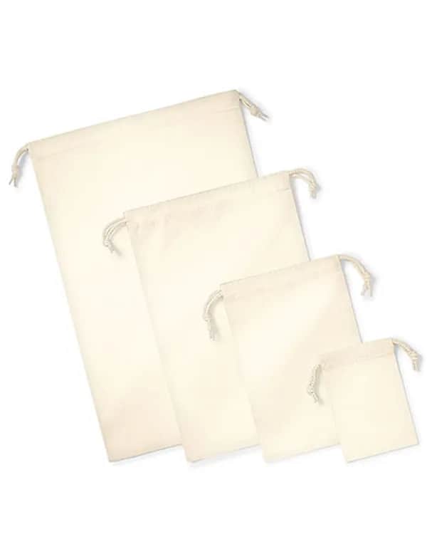 Organic Premium Cotton Stuff Bag - Natural