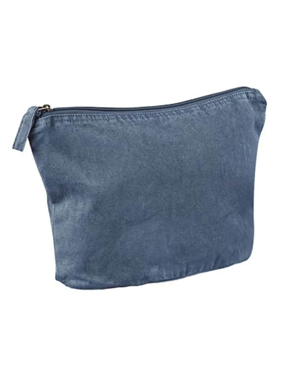 Garment Dyed Accessory Bag - Vintage Denim