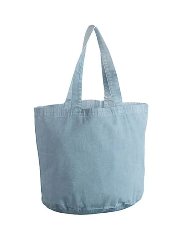 Garment Dyed Shopper - Vintage Light Blue