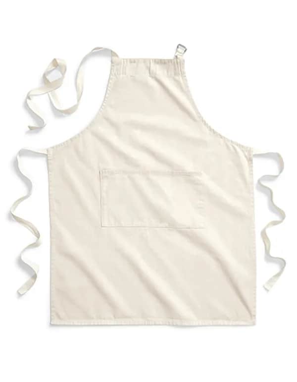 Fairtrade Cotton Adult Craft Apron - Natural