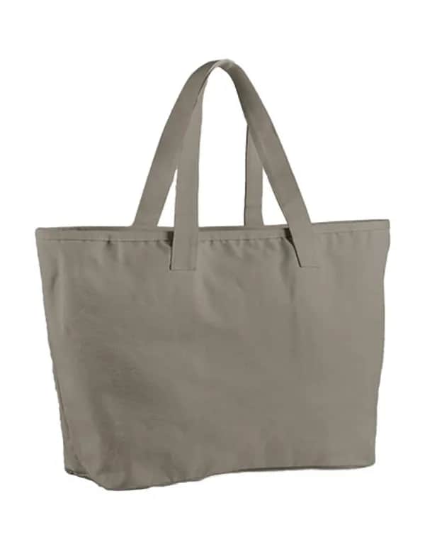 Oversized Heavy Duty Canvas Bag - Mushroom